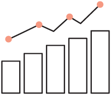 growth chart icon
